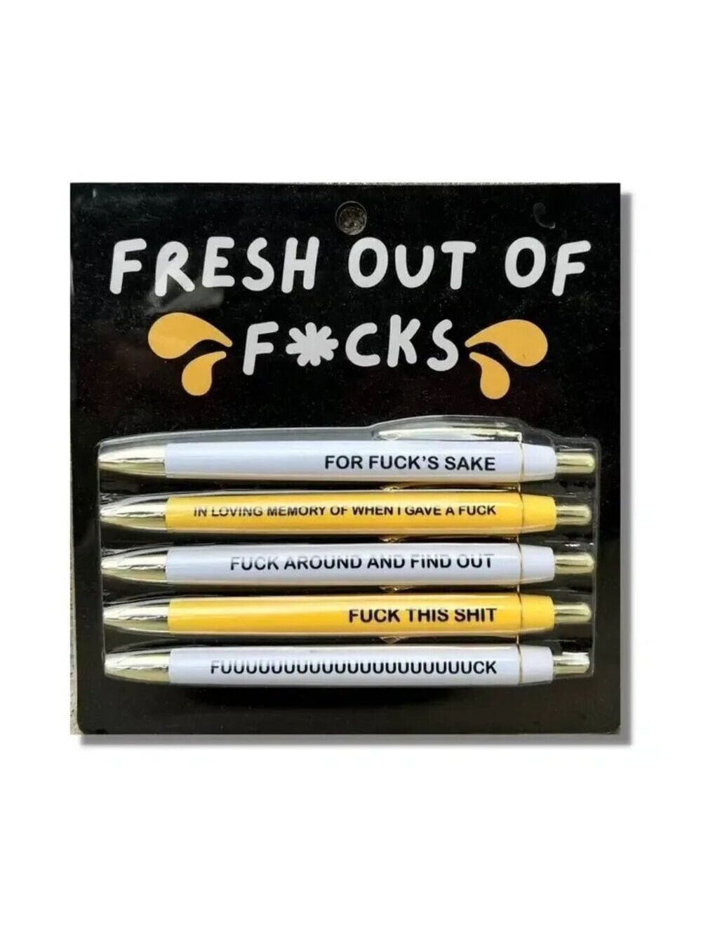 FINAL SETS!!! Fresh Out of F*cks Pen Set